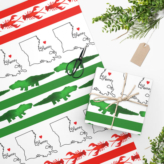 Bayou Bonanza Christmas Wrapping Paper