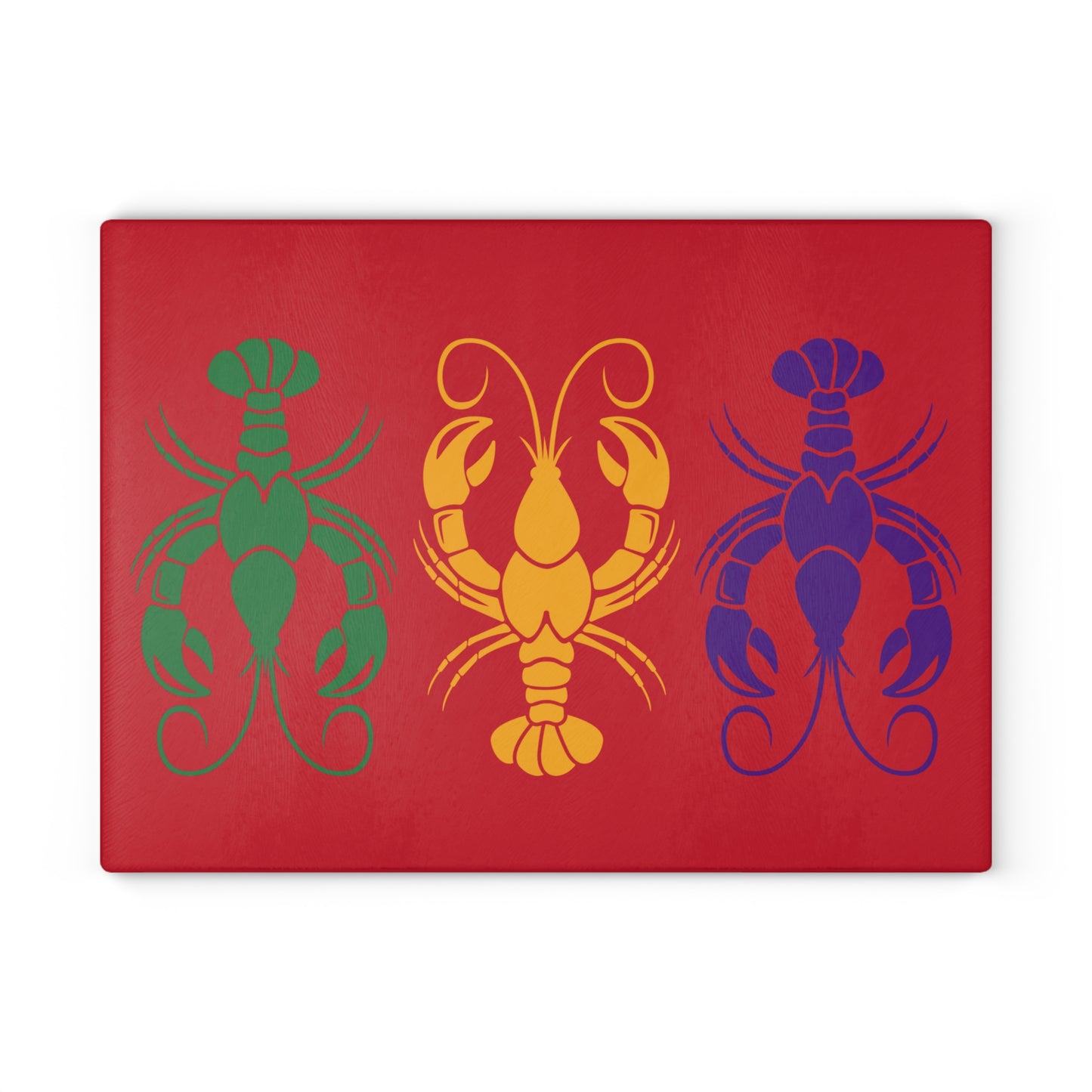 Crawfish - Glass Cutting Board