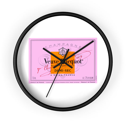 Veuve Time  - Wall Clock