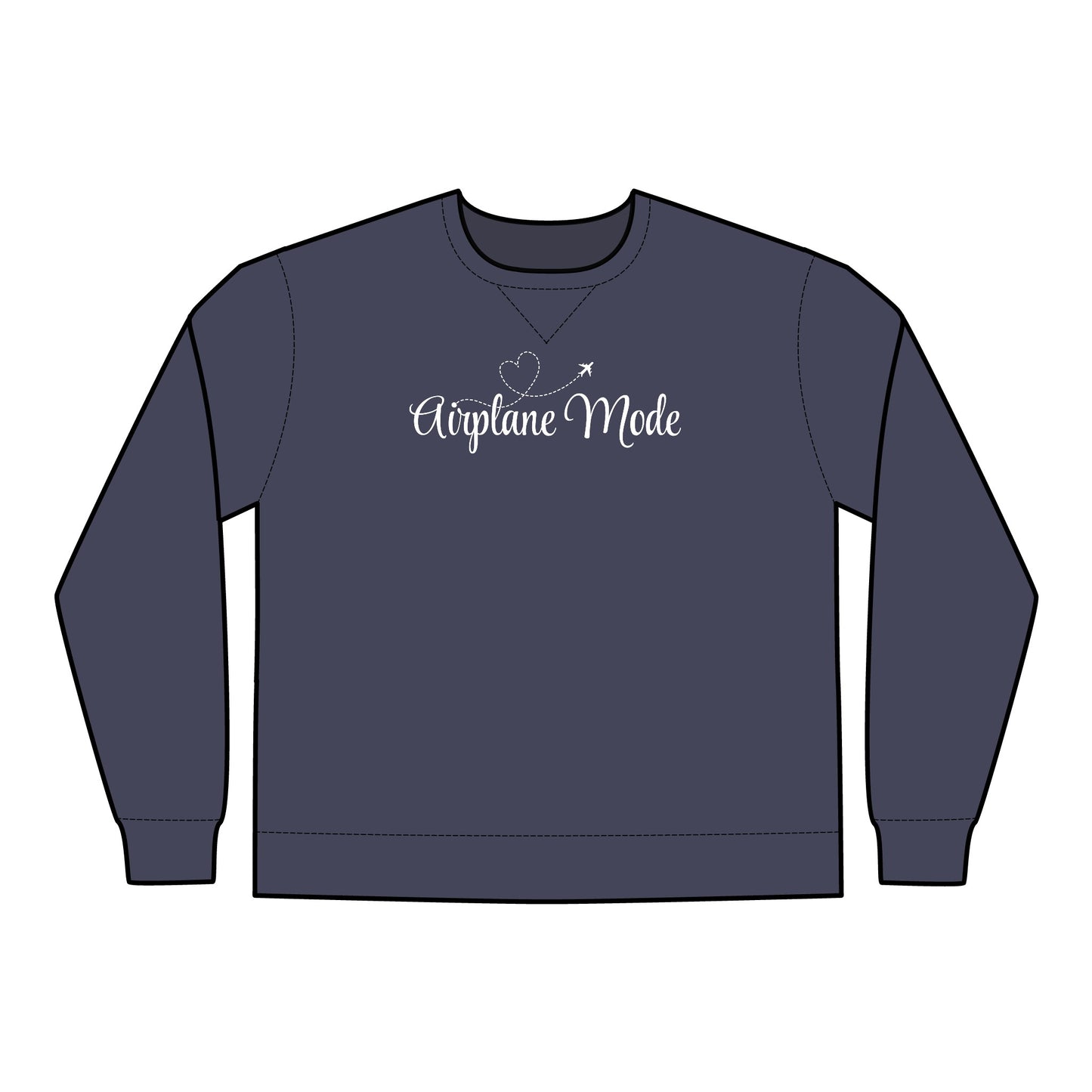 Airplane Mode - Unisex ComfortWash® Garment Dyed Crewneck Sweatshirt