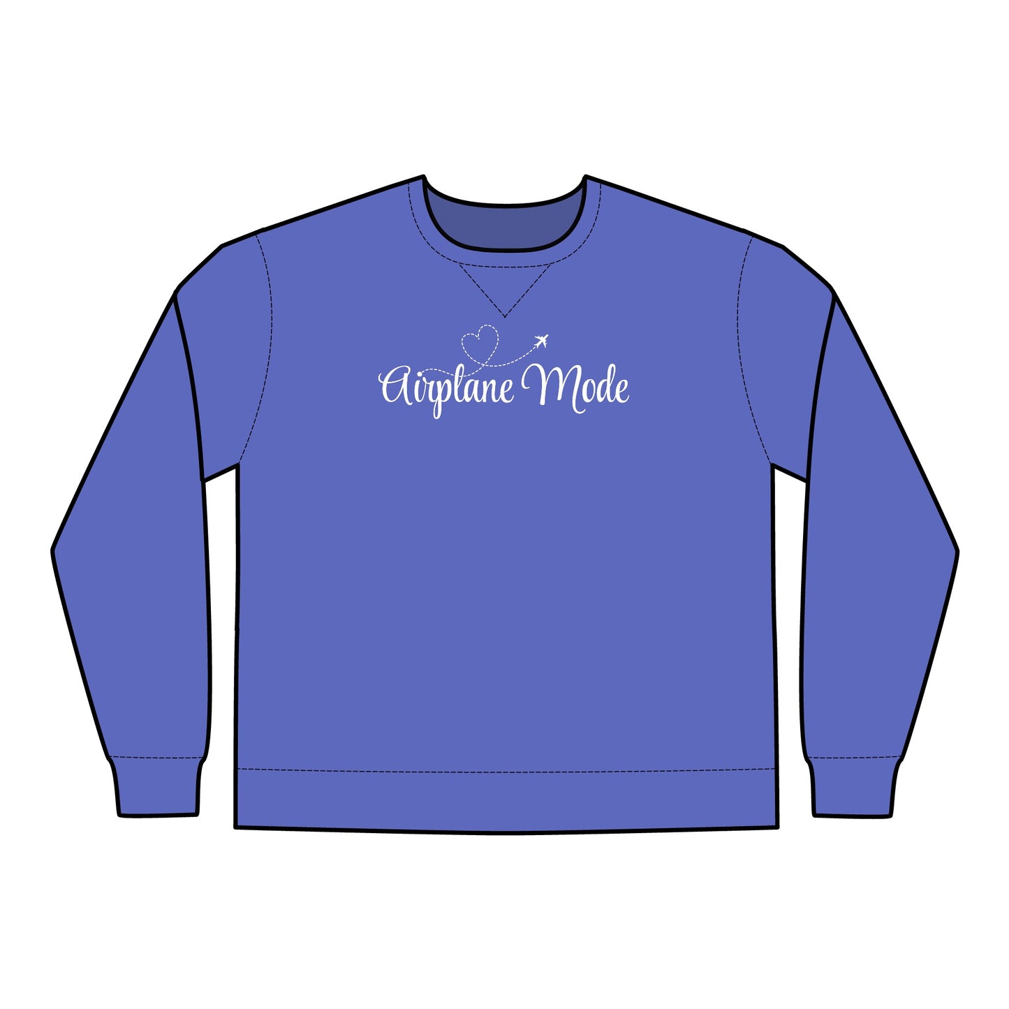 Airplane Mode - Unisex ComfortWash® Garment Dyed Crewneck Sweatshirt