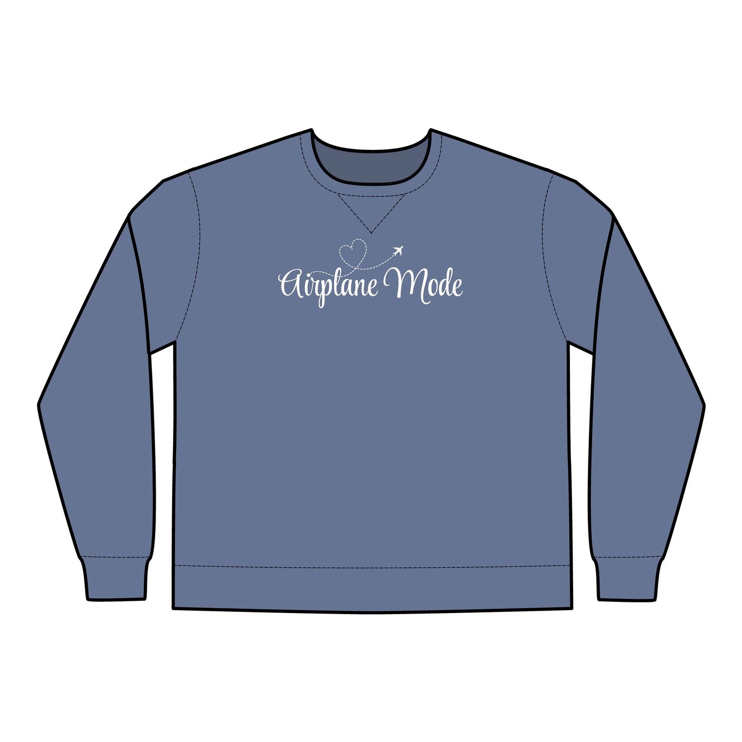 Airplane Mode - Unisex ComfortWash® Garment Dyed Crewneck Sweatshirt