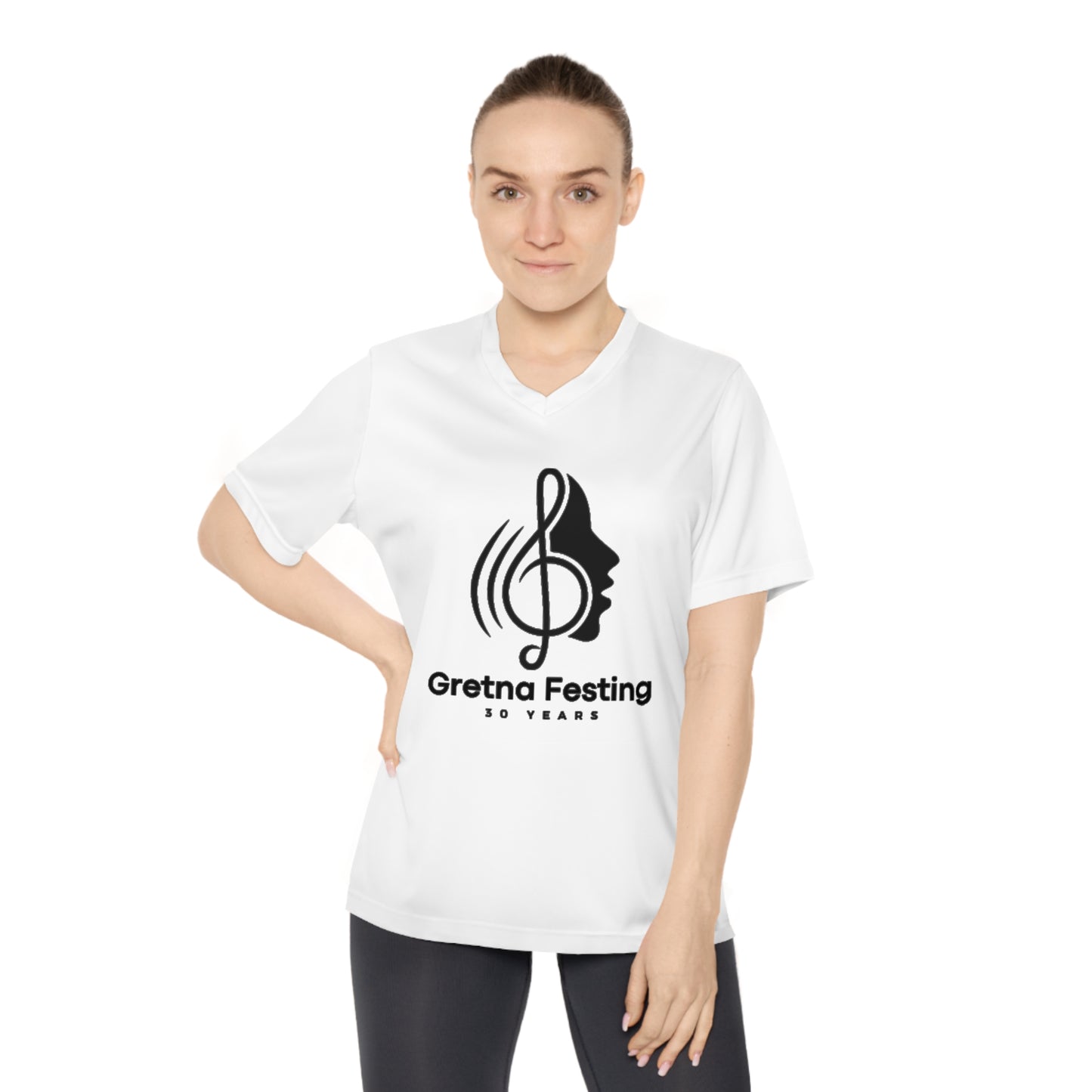 Gretna Festing Melody Muse Women's Performance V-Neck T-Shirt