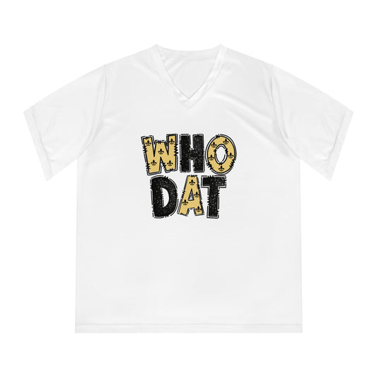 Who Dat Custom Vneck for Women --- for Vicki