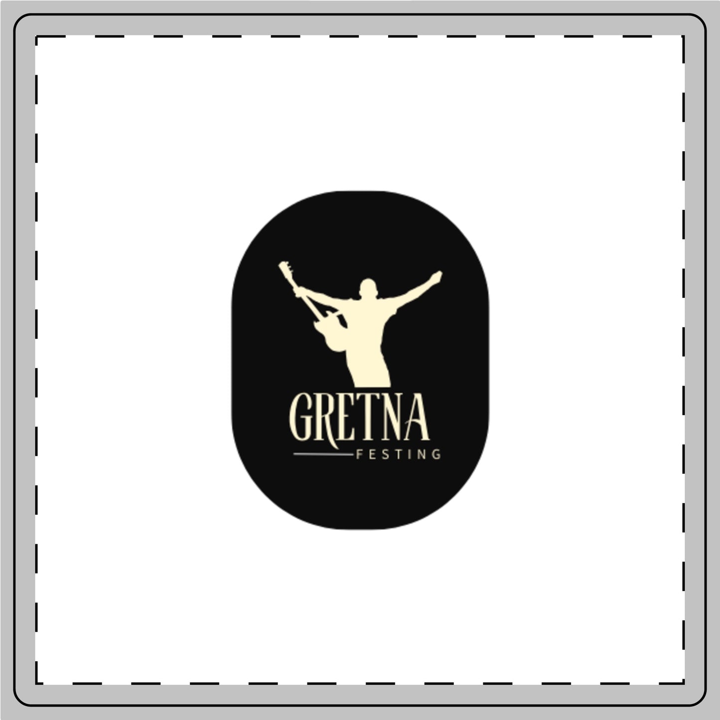 Gretna Festing Rock Star - Ceramic Coaster