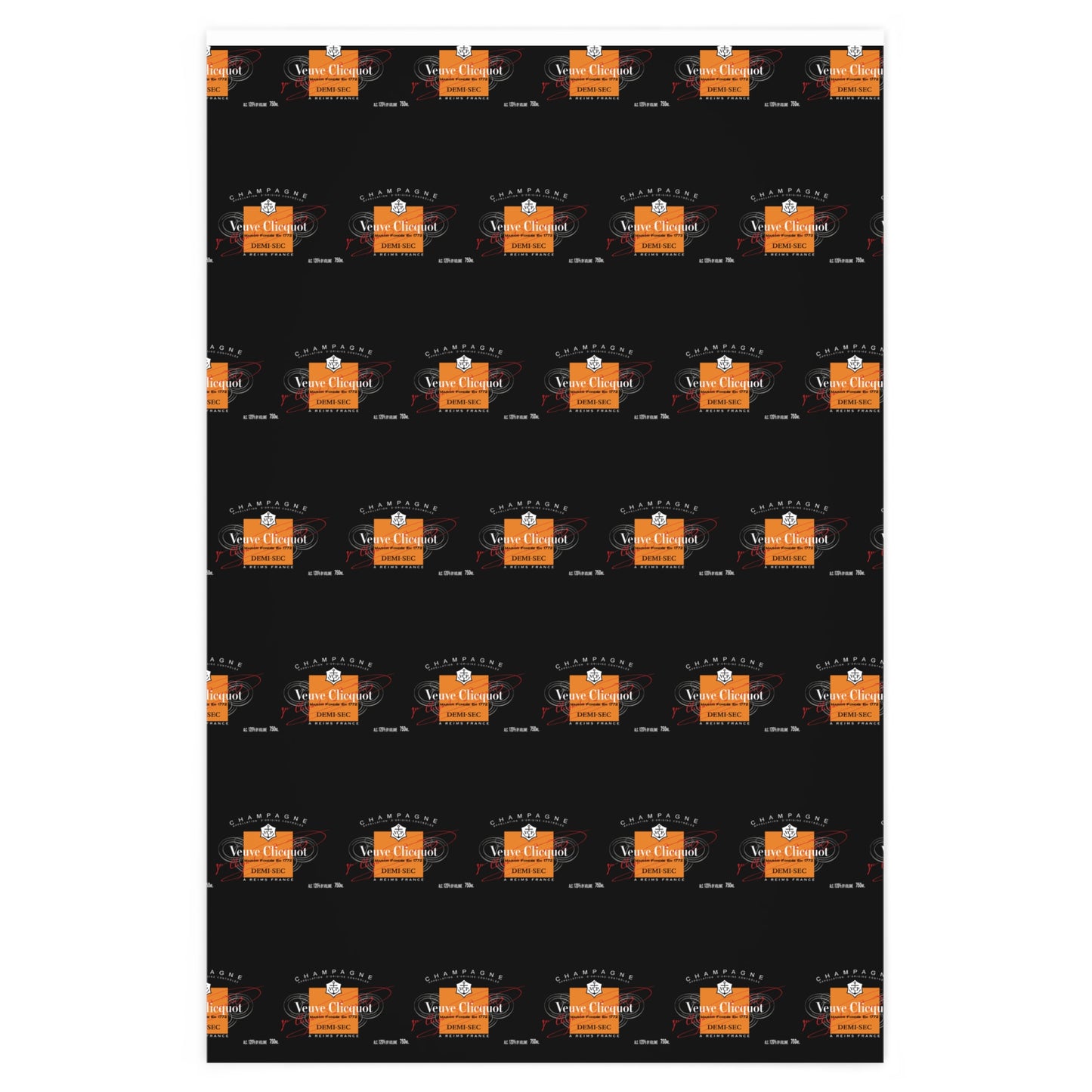 Black Label Veuve  Life Wrapping Paper