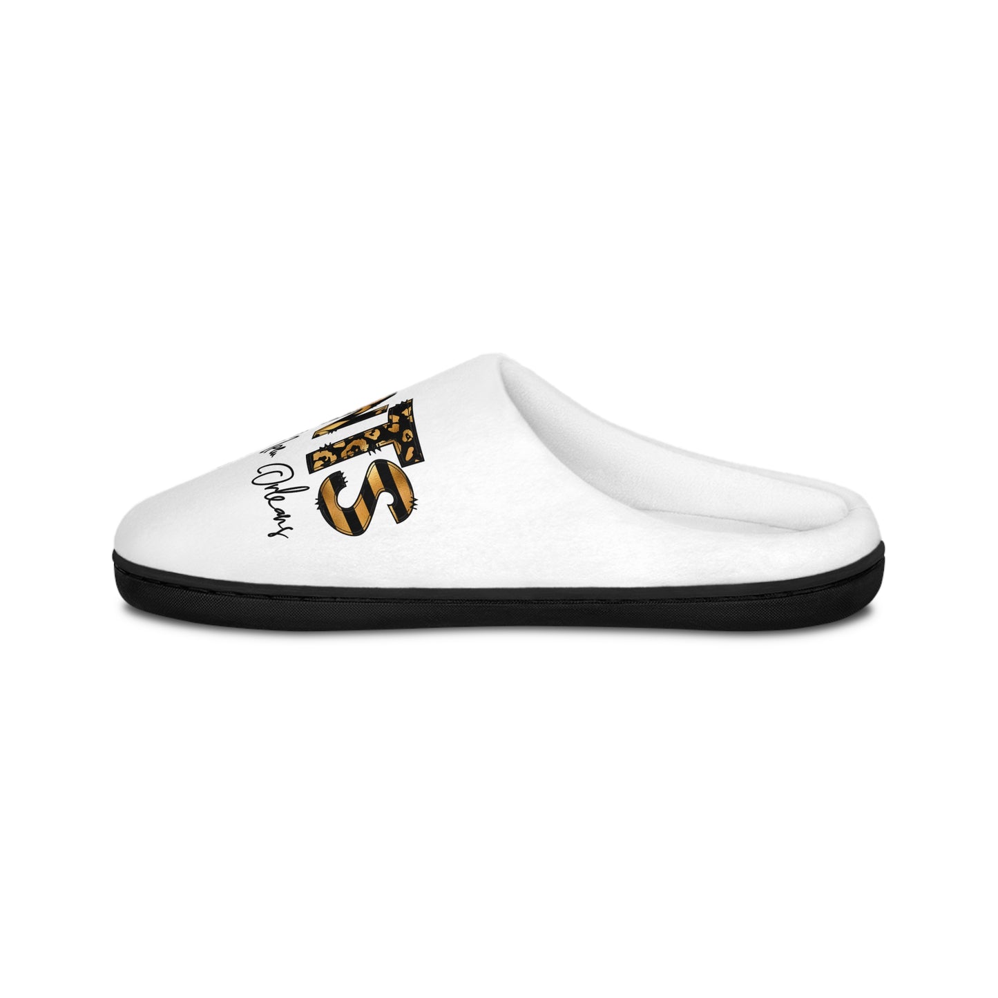 Saints Game Day Cozy Slippers - Men's Indoor Slippers