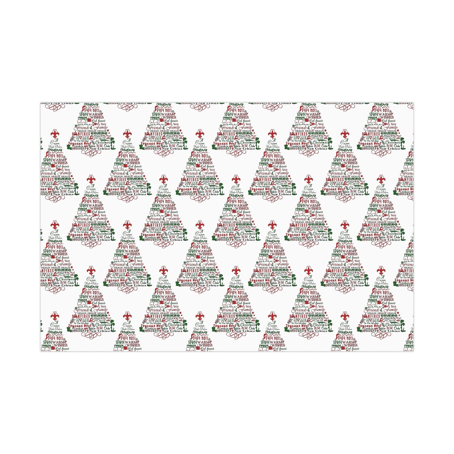 Cajun Night Before Christmas Wrapping Paper