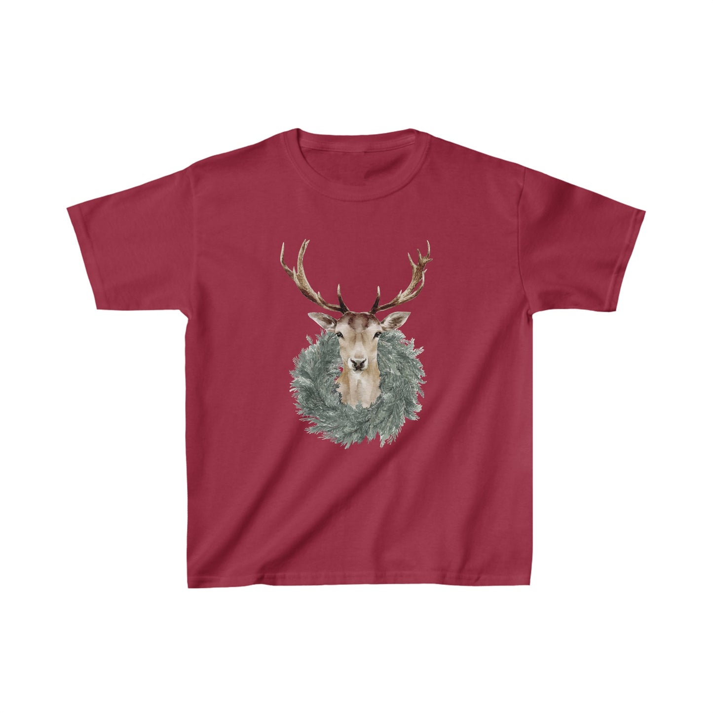 Oh Deer, It's Christmas - Kids Heavy Cotton™ Tee