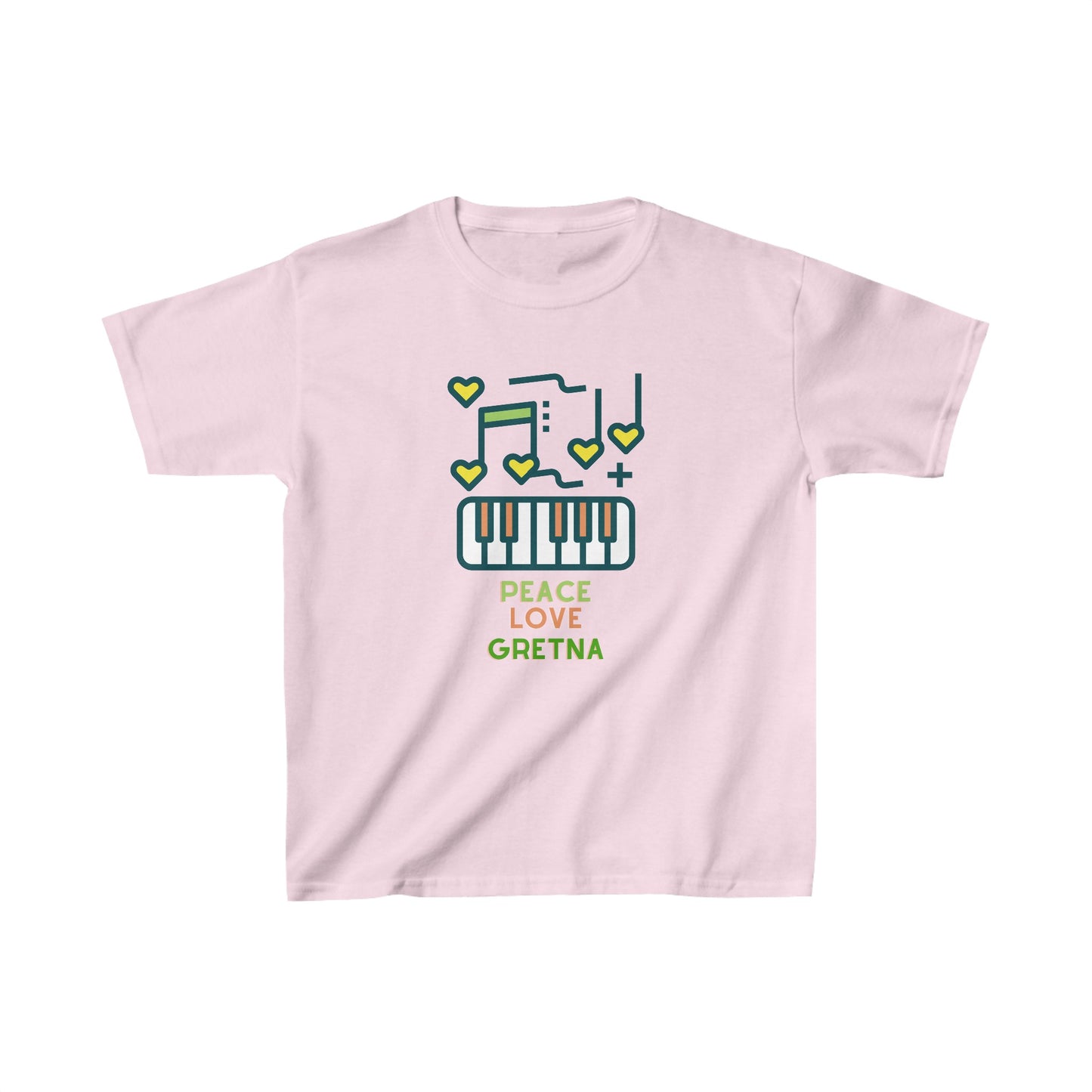 Peace Love Gretna - Kids Heavy Cotton™ Tee