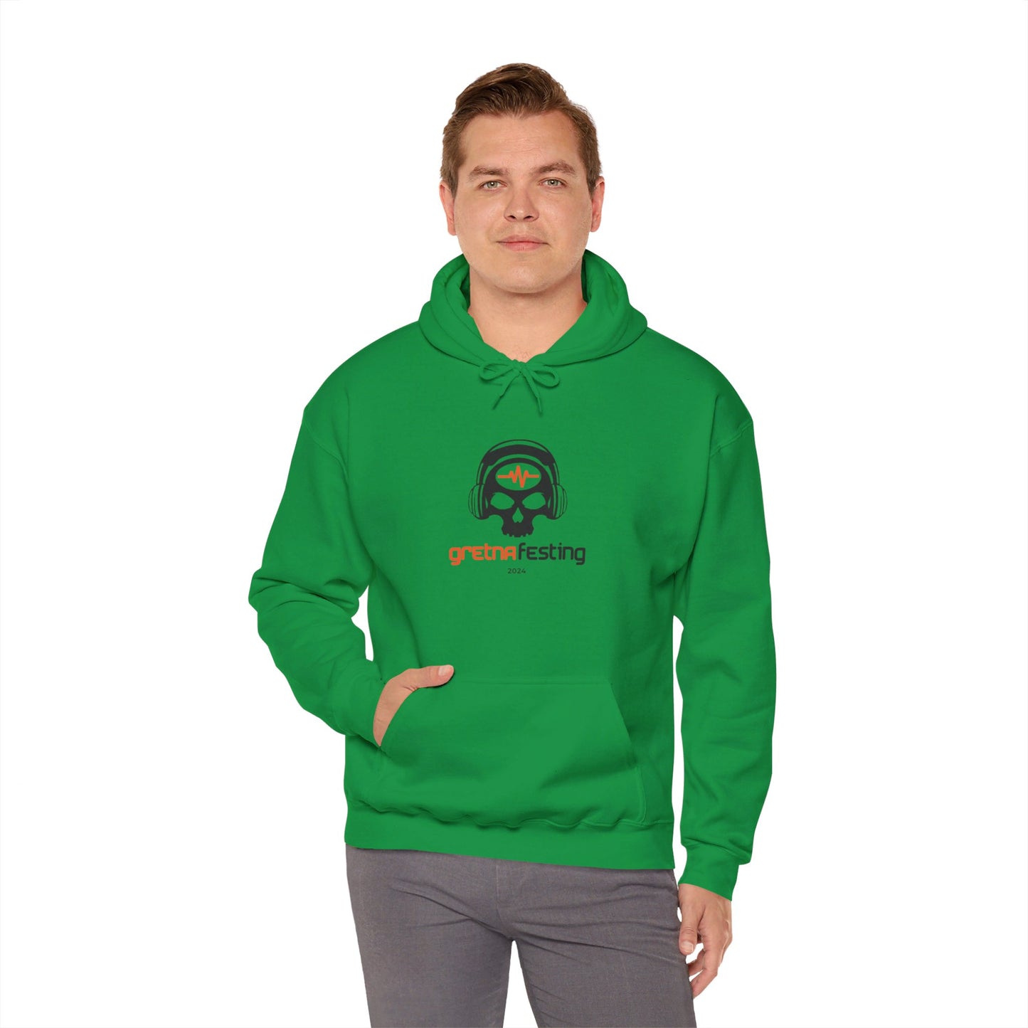 Gretna Festing Skull Hoodie - Unisex Heavy Blend™ Hooded Sweatshirt