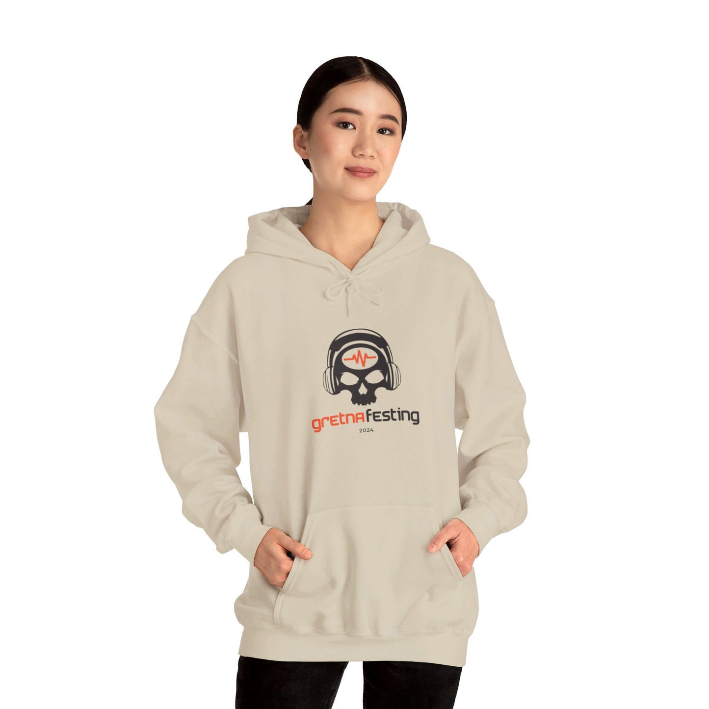 Gretna Festing Skull Hoodie - Unisex Heavy Blend™ Hooded Sweatshirt