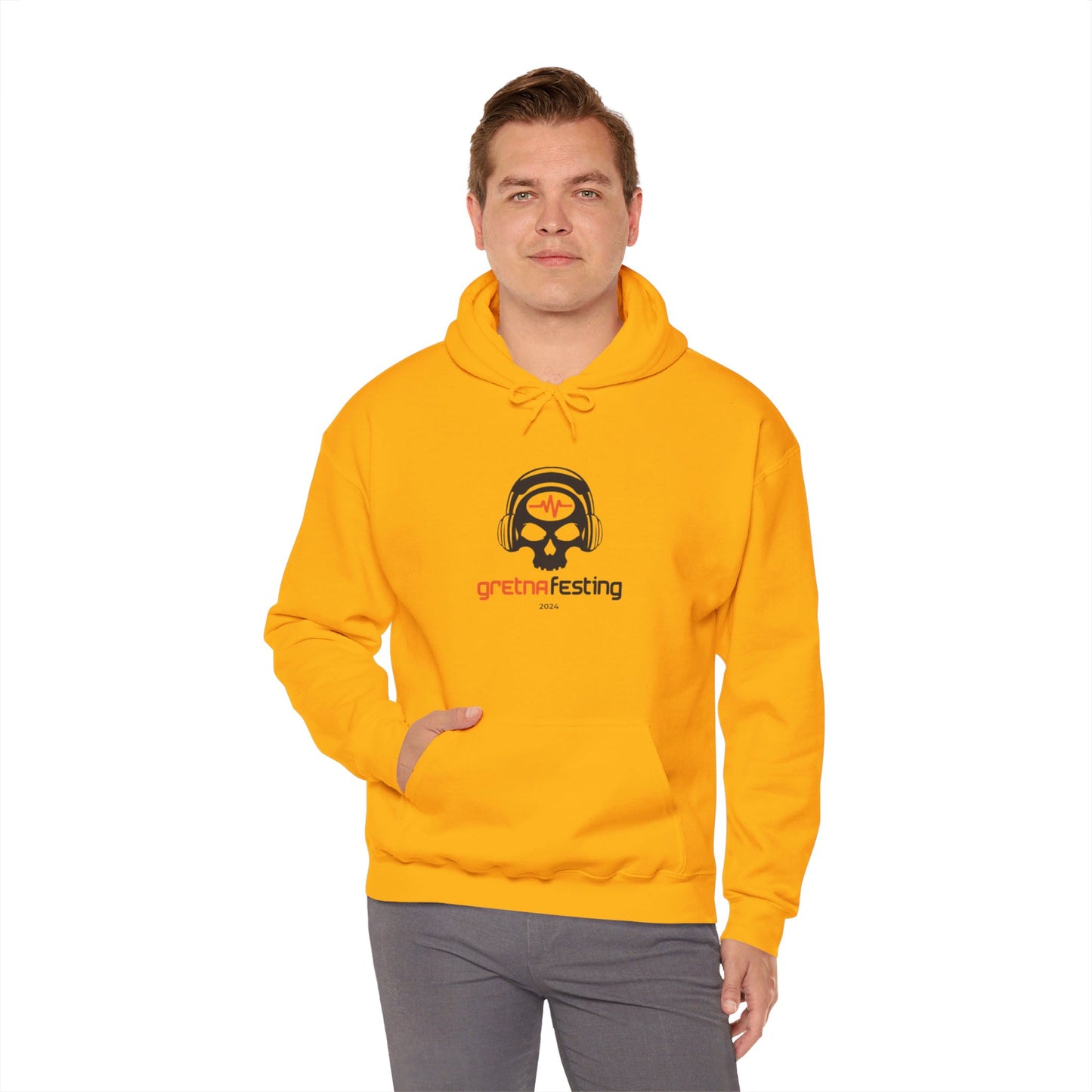 Gretna Festing Skull Hoodie - Unisex Heavy Blend™ Hooded Sweatshirt