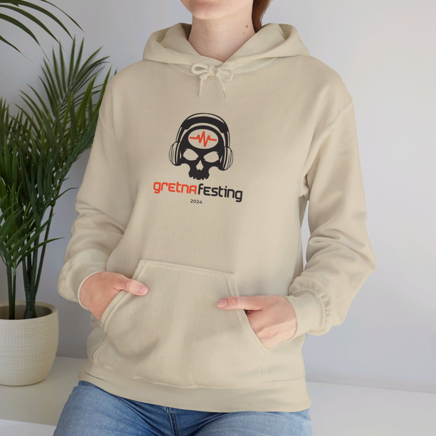 Gretna Festing Skull Hoodie - Unisex Heavy Blend™ Hooded Sweatshirt