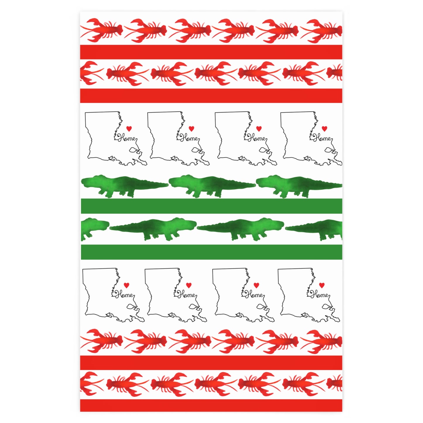 Bayou Bonanza Christmas Wrapping Paper