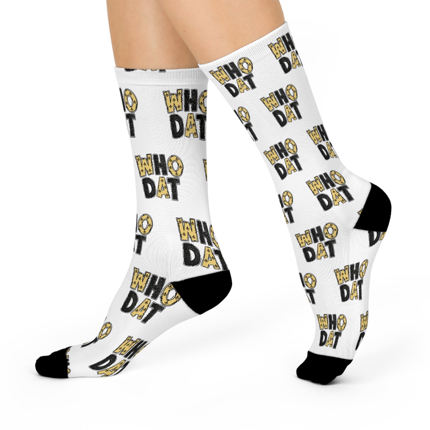 Who Dat Strut - Cushioned Crew Socks