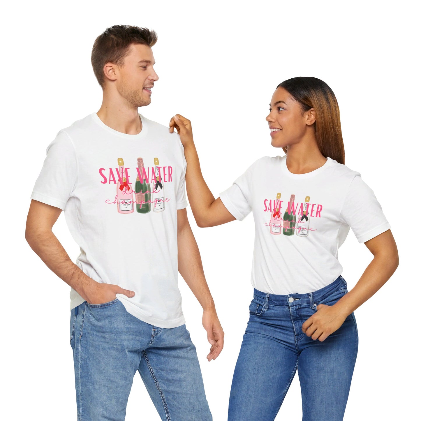 Save Water, Drink Champagne - Unisex Tee