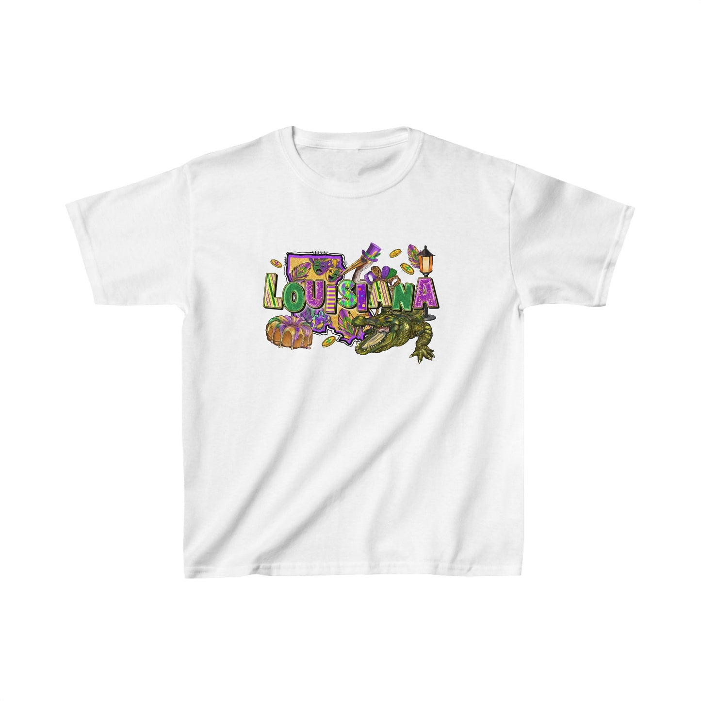 Living that Louisiana Life - Kids Heavy Cotton™ Tee