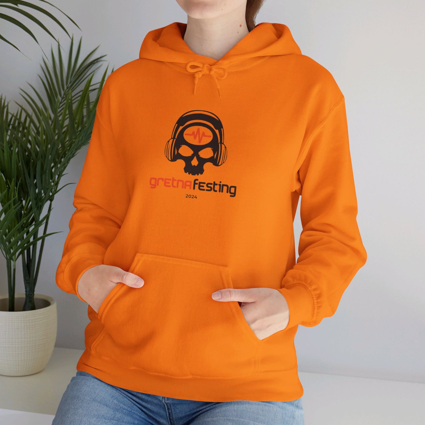 Gretna Festing Skull Hoodie - Unisex Heavy Blend™ Hooded Sweatshirt