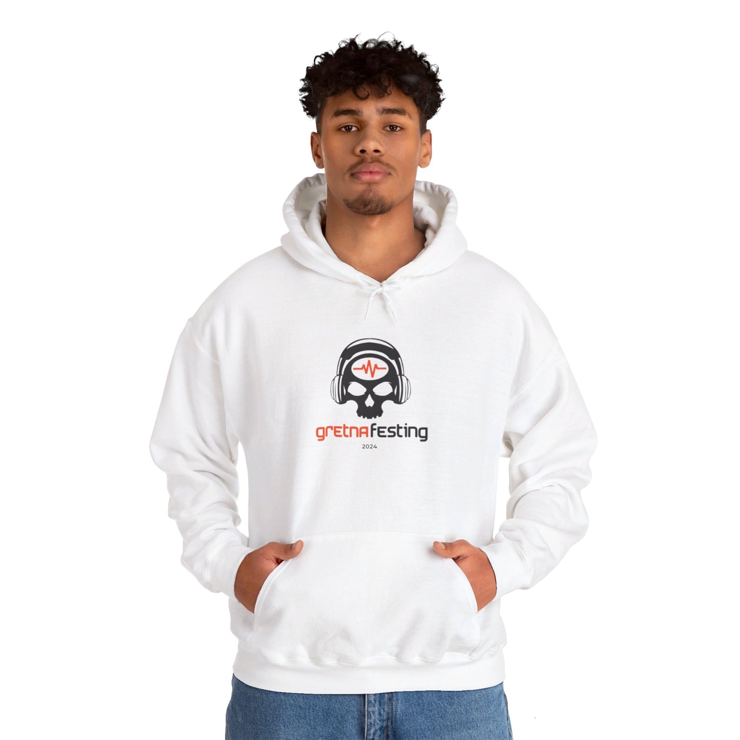 Gretna Festing Skull Hoodie - Unisex Heavy Blend™ Hooded Sweatshirt