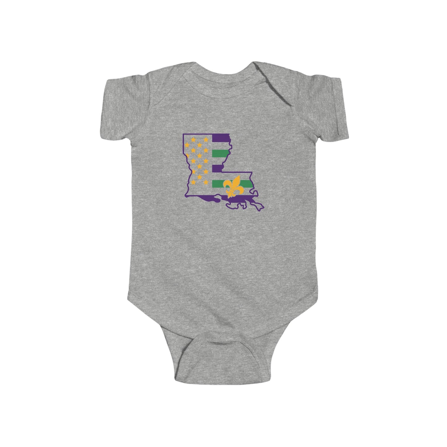 Louisiana Pride - Infant Fine Jersey Bodysuit