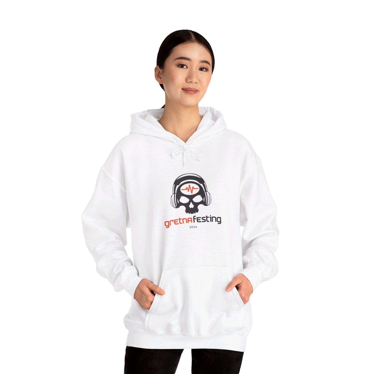 Gretna Festing Skull Hoodie - Unisex Heavy Blend™ Hooded Sweatshirt