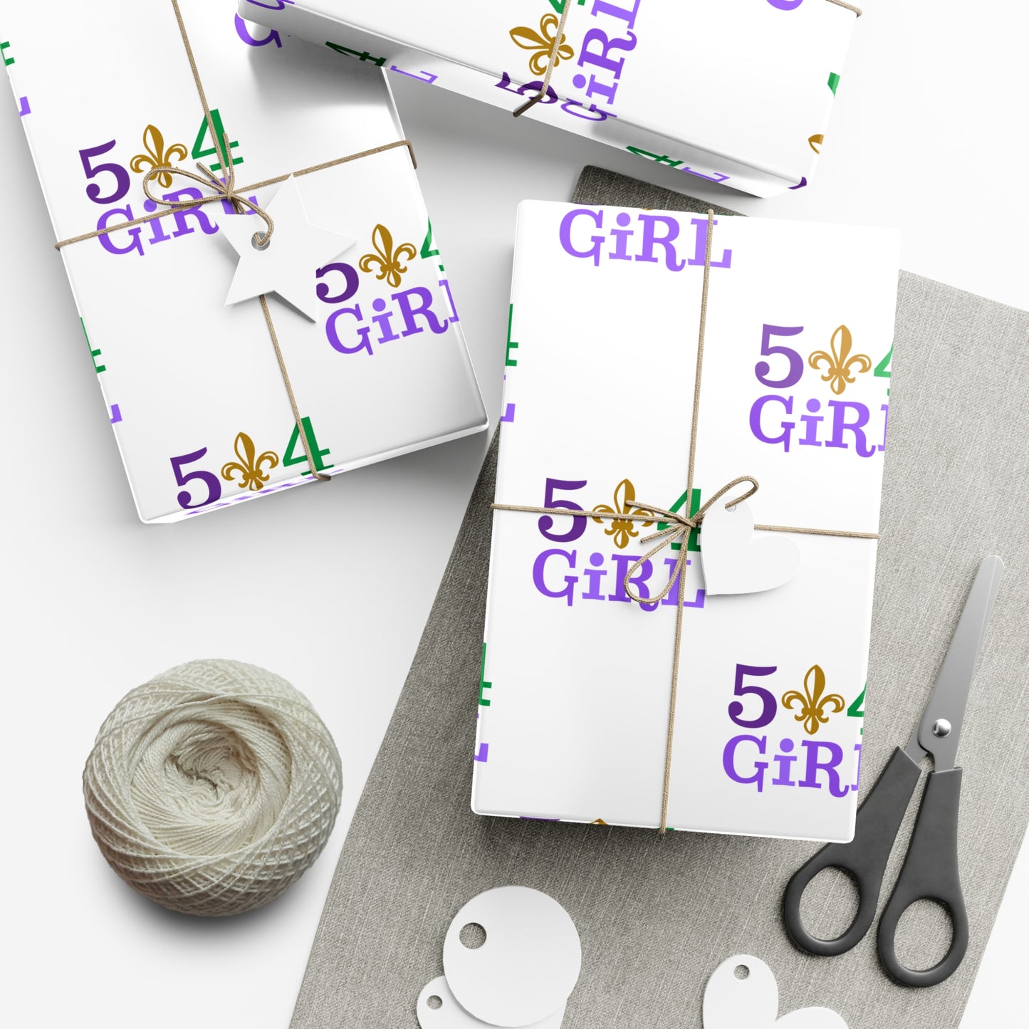 504 Girl Wrapping Paper