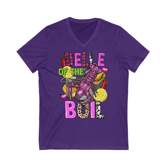 Belle of the Boil - Unisex Jersey Short Sleeve V-Neck Tee