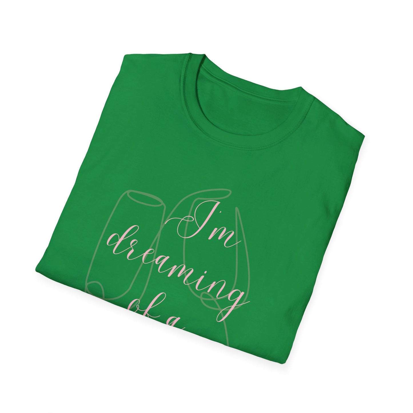 I'm Dreaming of A Wine Christmas - Unisex Soft-Style Tee