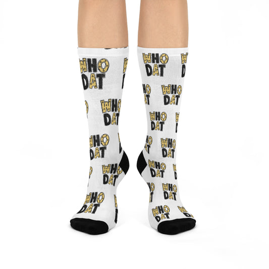 Who Dat Strut - Cushioned Crew Socks