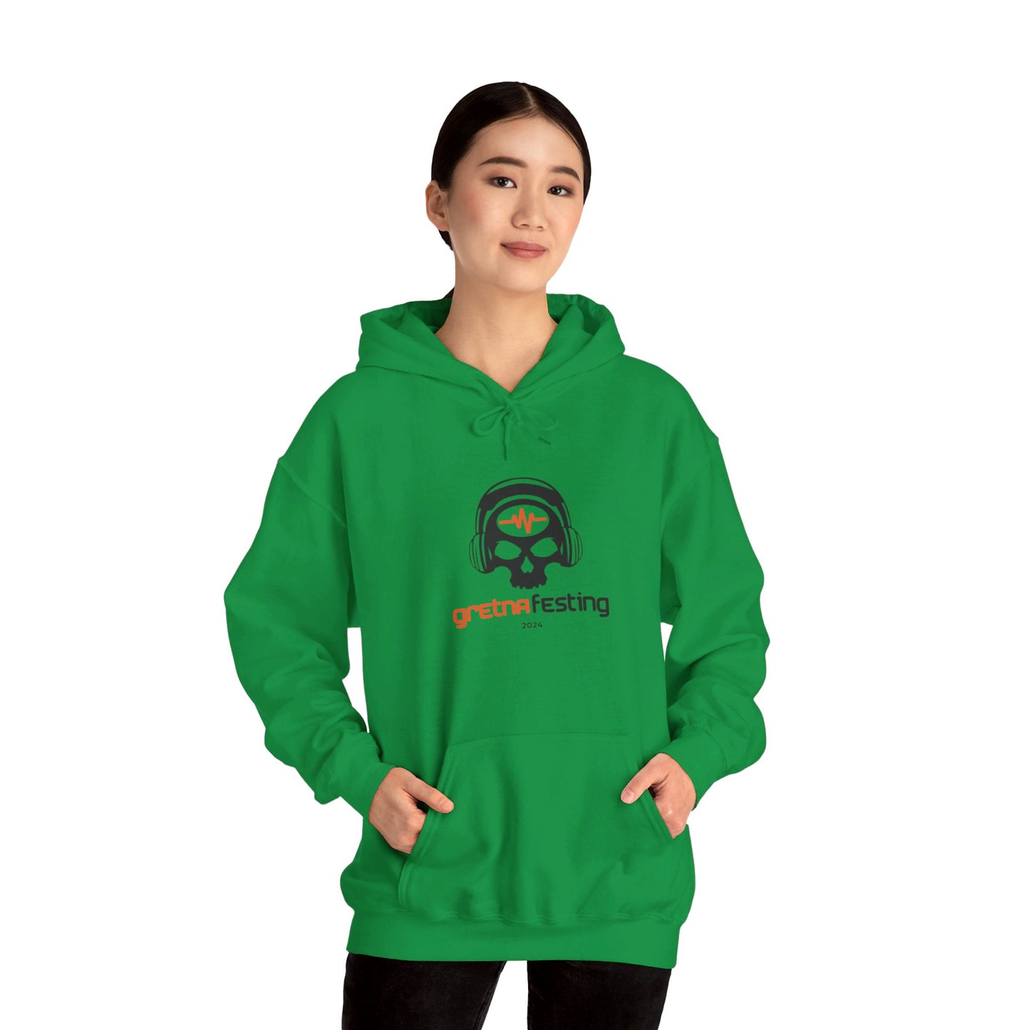 Gretna Festing Skull Hoodie - Unisex Heavy Blend™ Hooded Sweatshirt