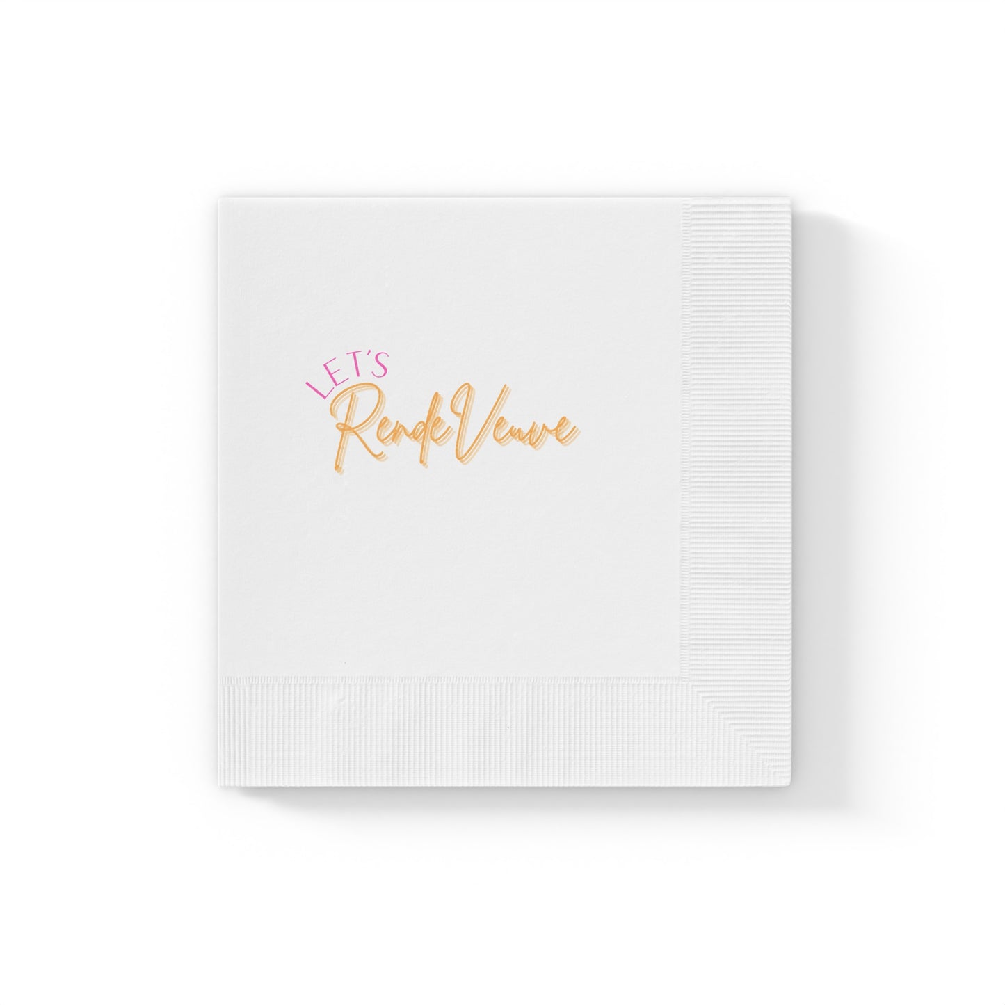 White Coined Napkins