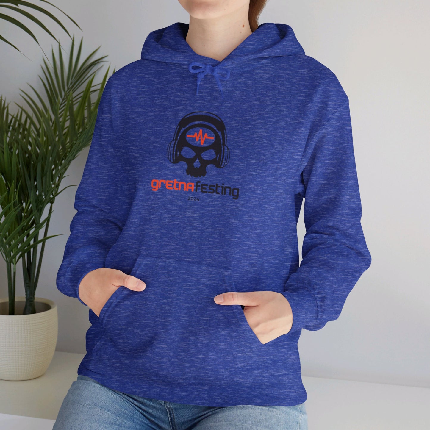 Gretna Festing Skull Hoodie - Unisex Heavy Blend™ Hooded Sweatshirt