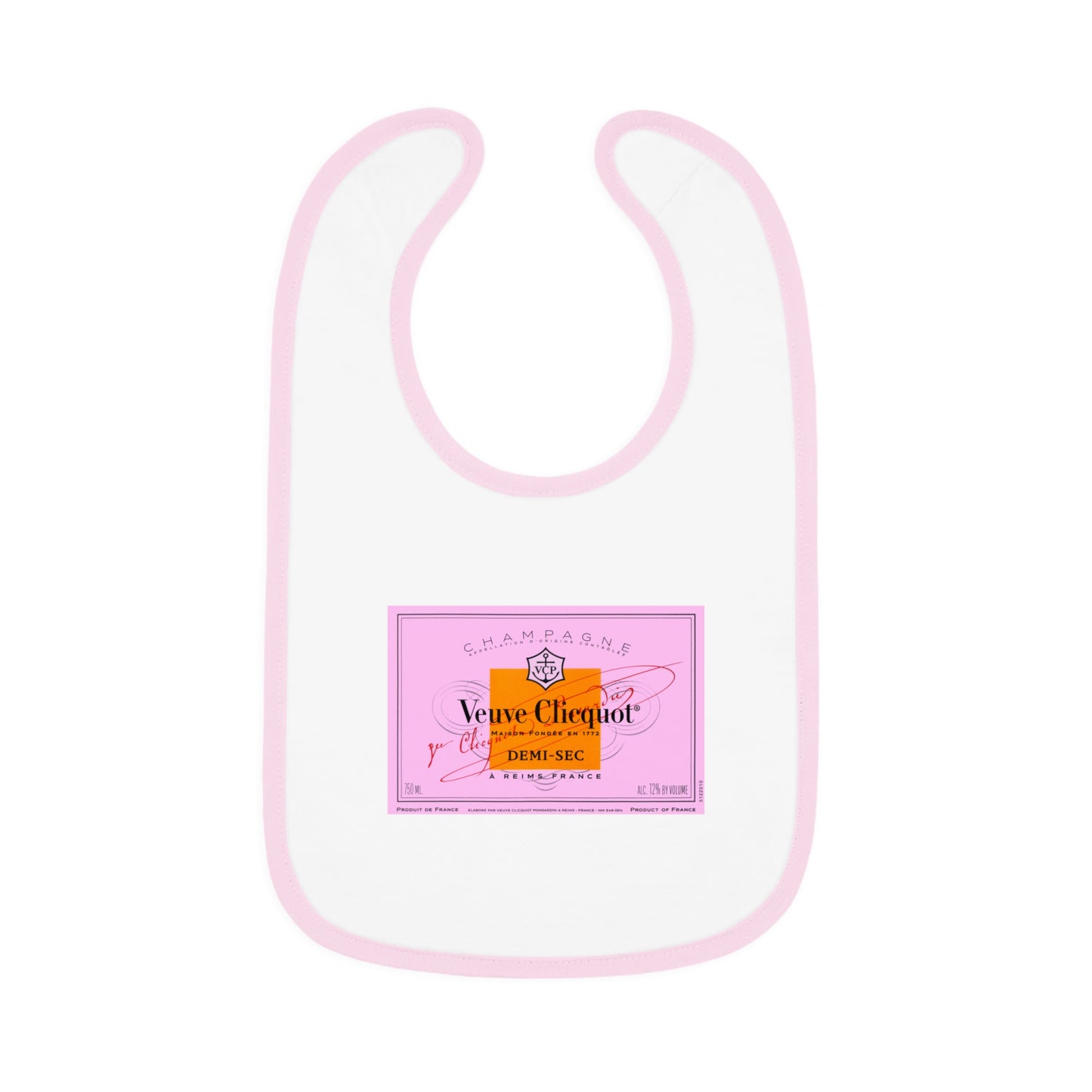 Tiny Pink Taster Baby Jersey Bib