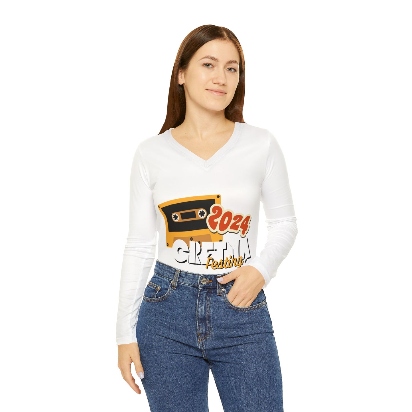 Gretna Festing Rewind & Fest - Women’s Long Sleeve V-Neck