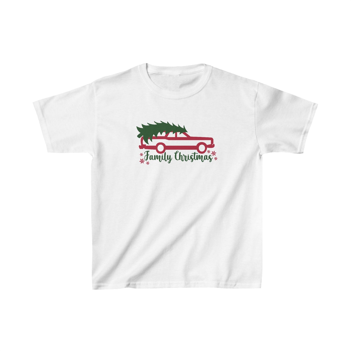 Family Christmas Station Wagon - Kids Heavy Cotton™ Tee