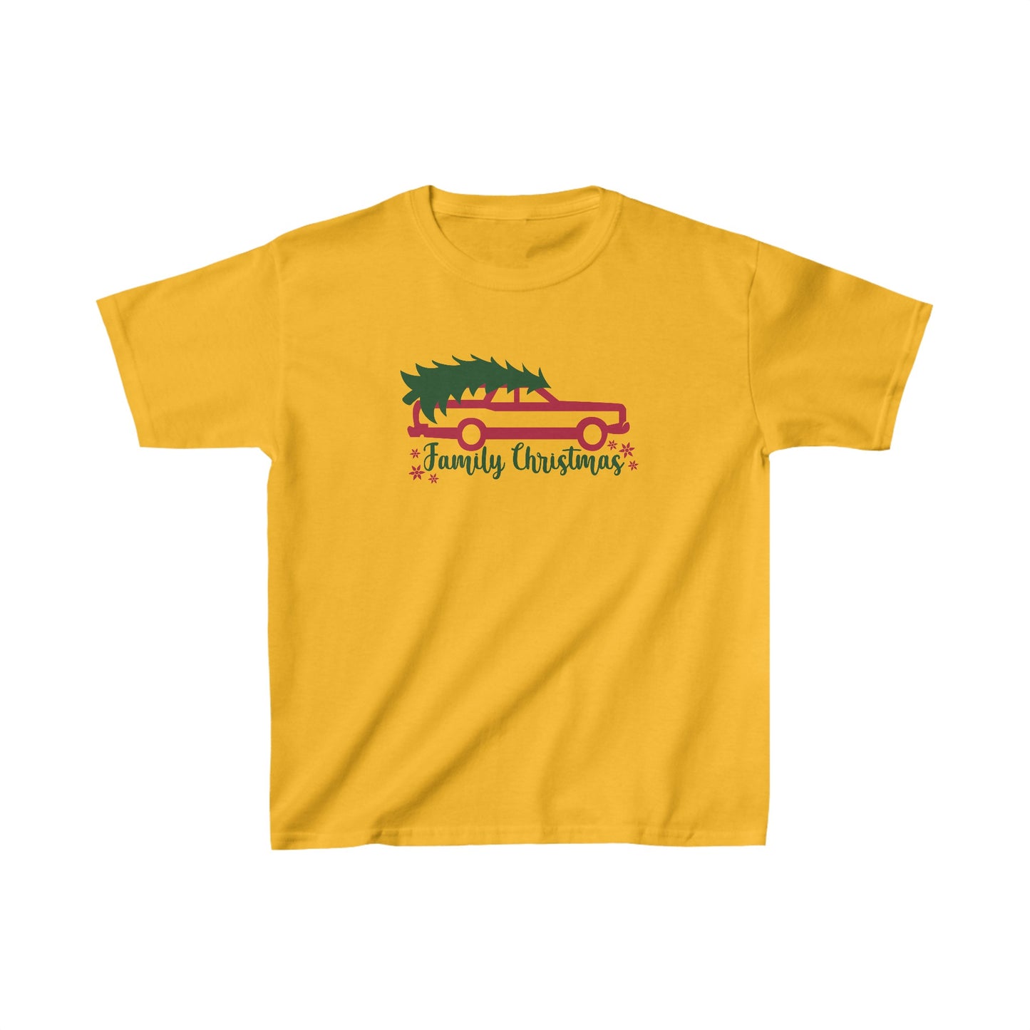 Family Christmas Station Wagon - Kids Heavy Cotton™ Tee