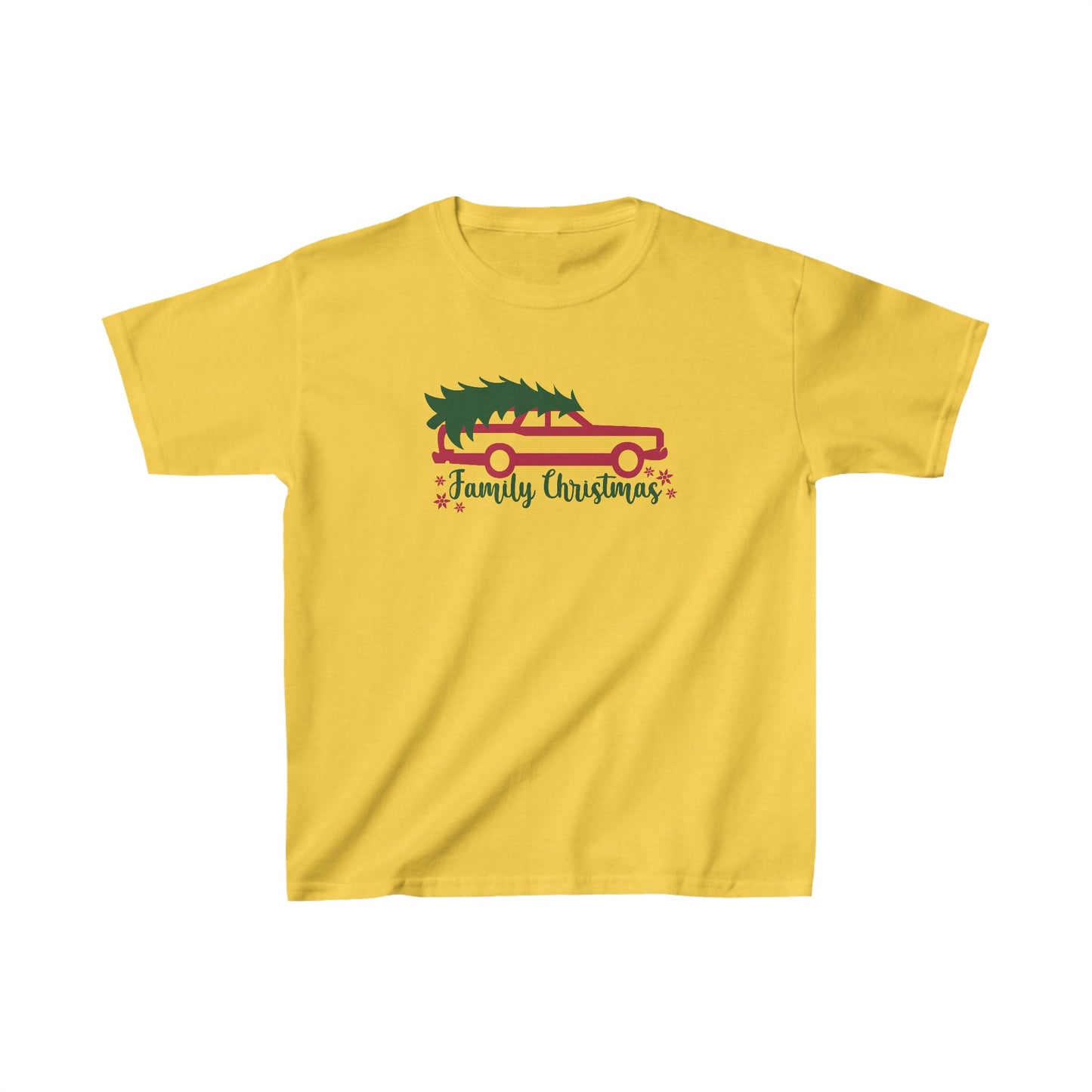 Family Christmas Station Wagon - Kids Heavy Cotton™ Tee