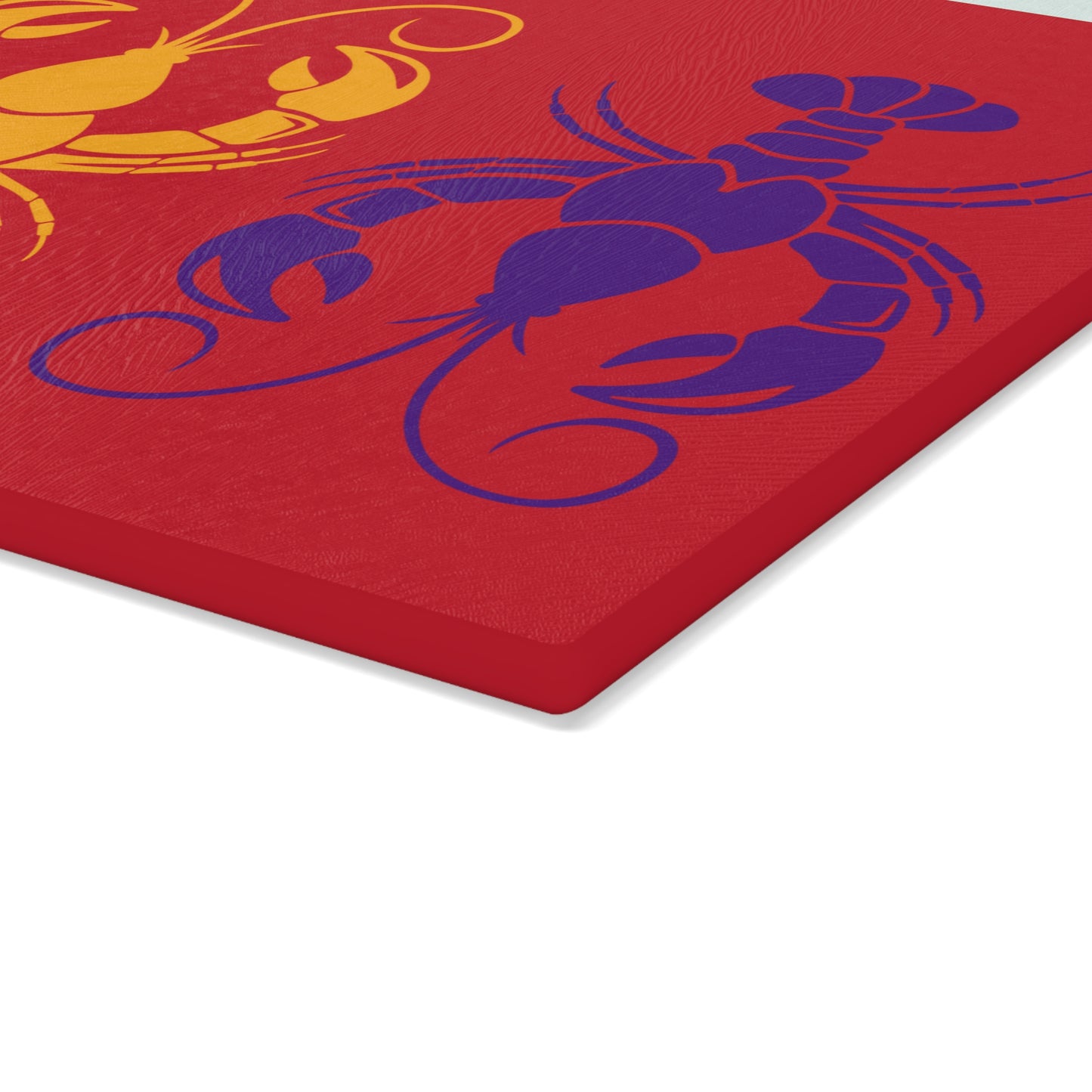 Crawfish - Glass Cutting Board