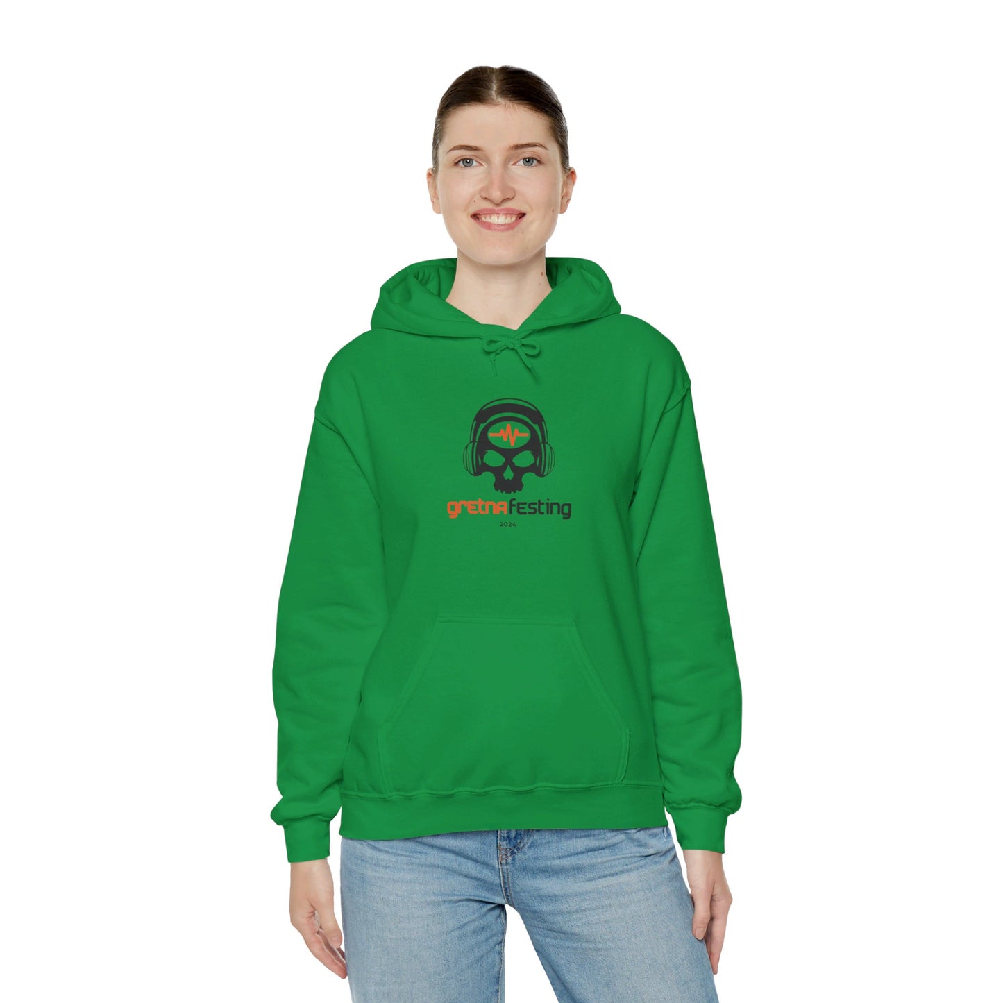 Gretna Festing Skull Hoodie - Unisex Heavy Blend™ Hooded Sweatshirt