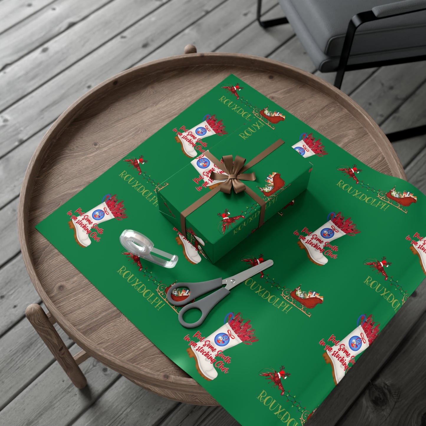 South In Ya Stocking Wrapping Paper