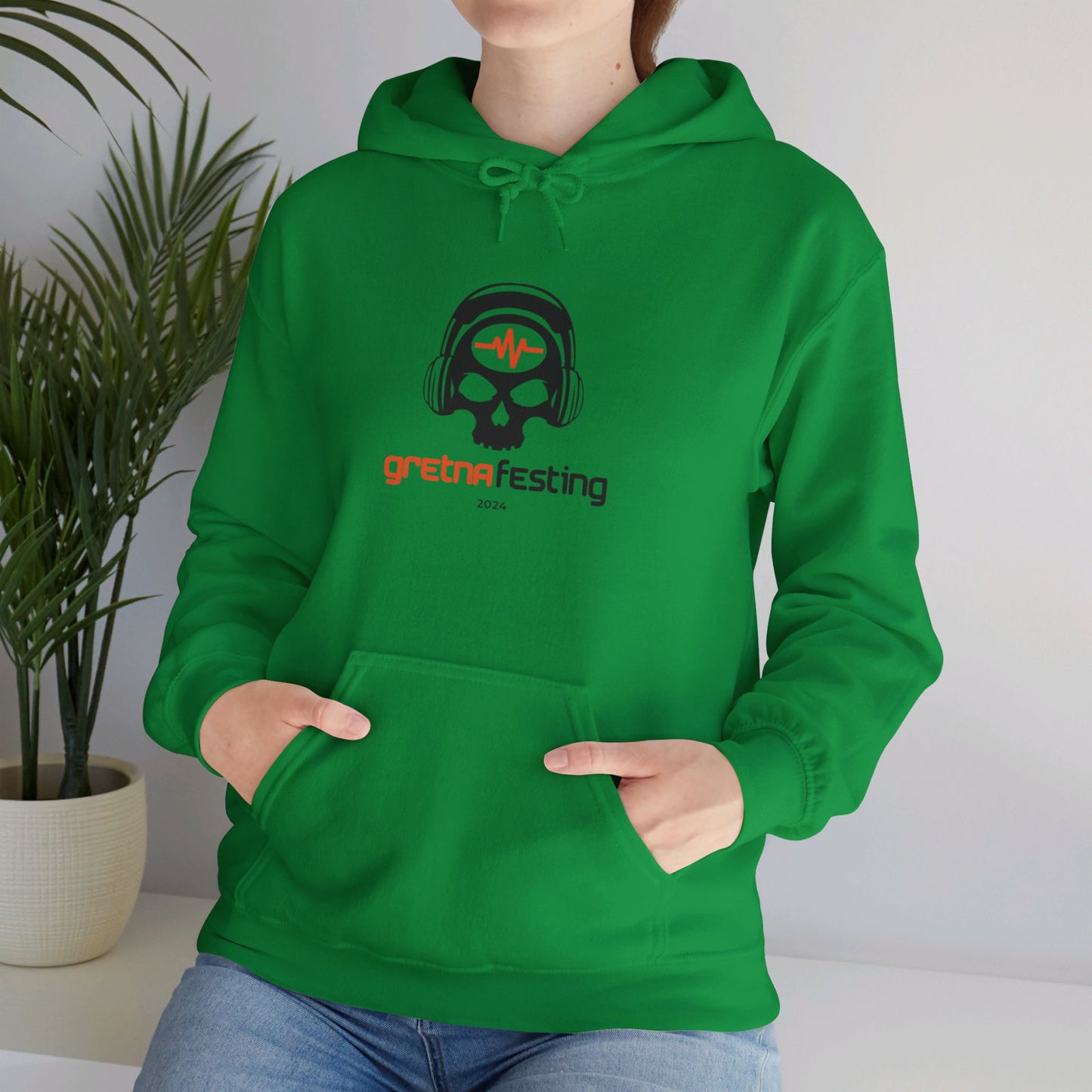 Gretna Festing Skull Hoodie - Unisex Heavy Blend™ Hooded Sweatshirt