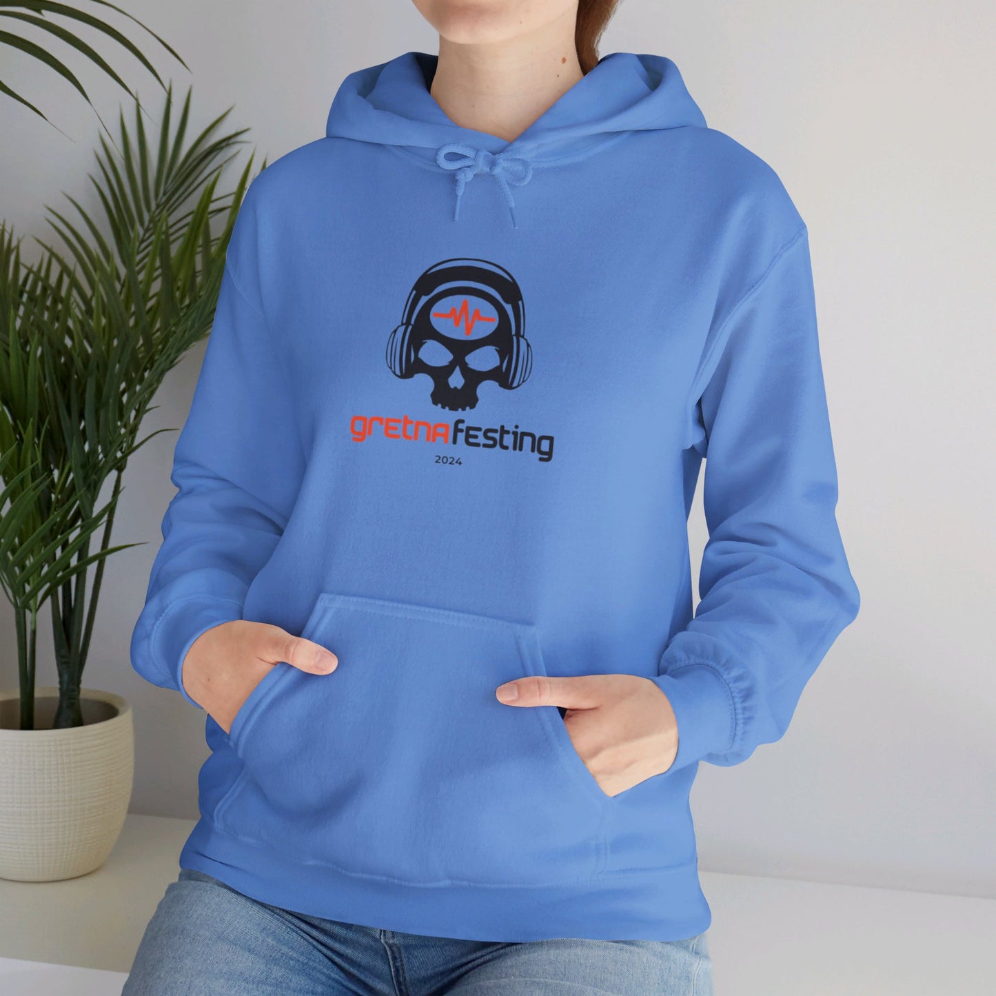 Gretna Festing Skull Hoodie - Unisex Heavy Blend™ Hooded Sweatshirt