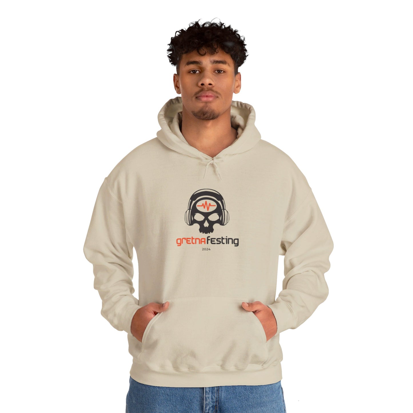 Gretna Festing Skull Hoodie - Unisex Heavy Blend™ Hooded Sweatshirt