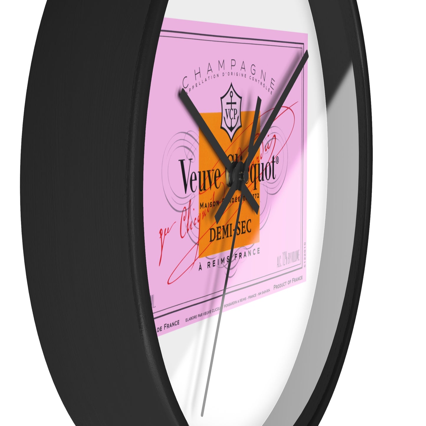 Veuve Time  - Wall Clock