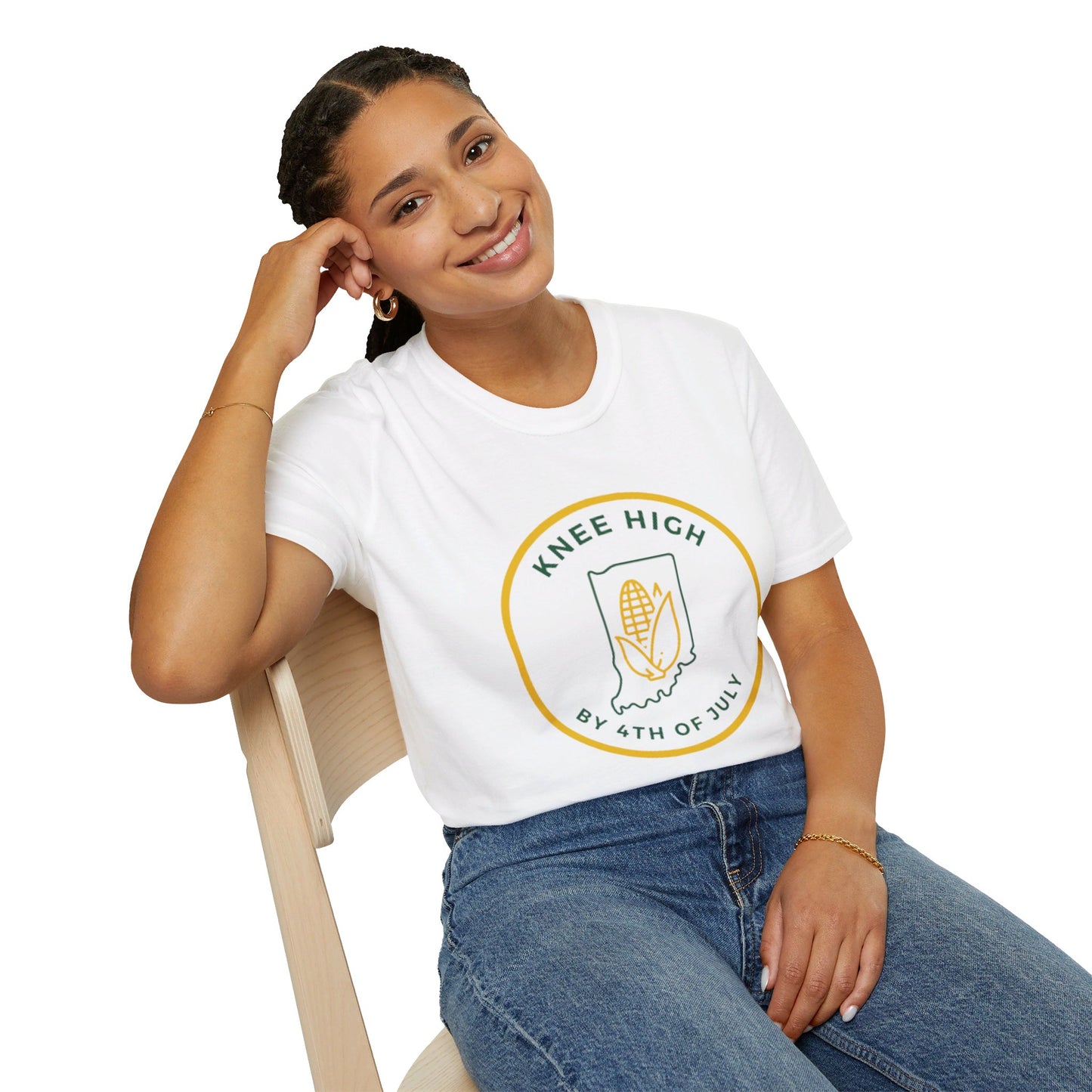 Knee High by Fourth of July - Unisex Soft-Style Tee