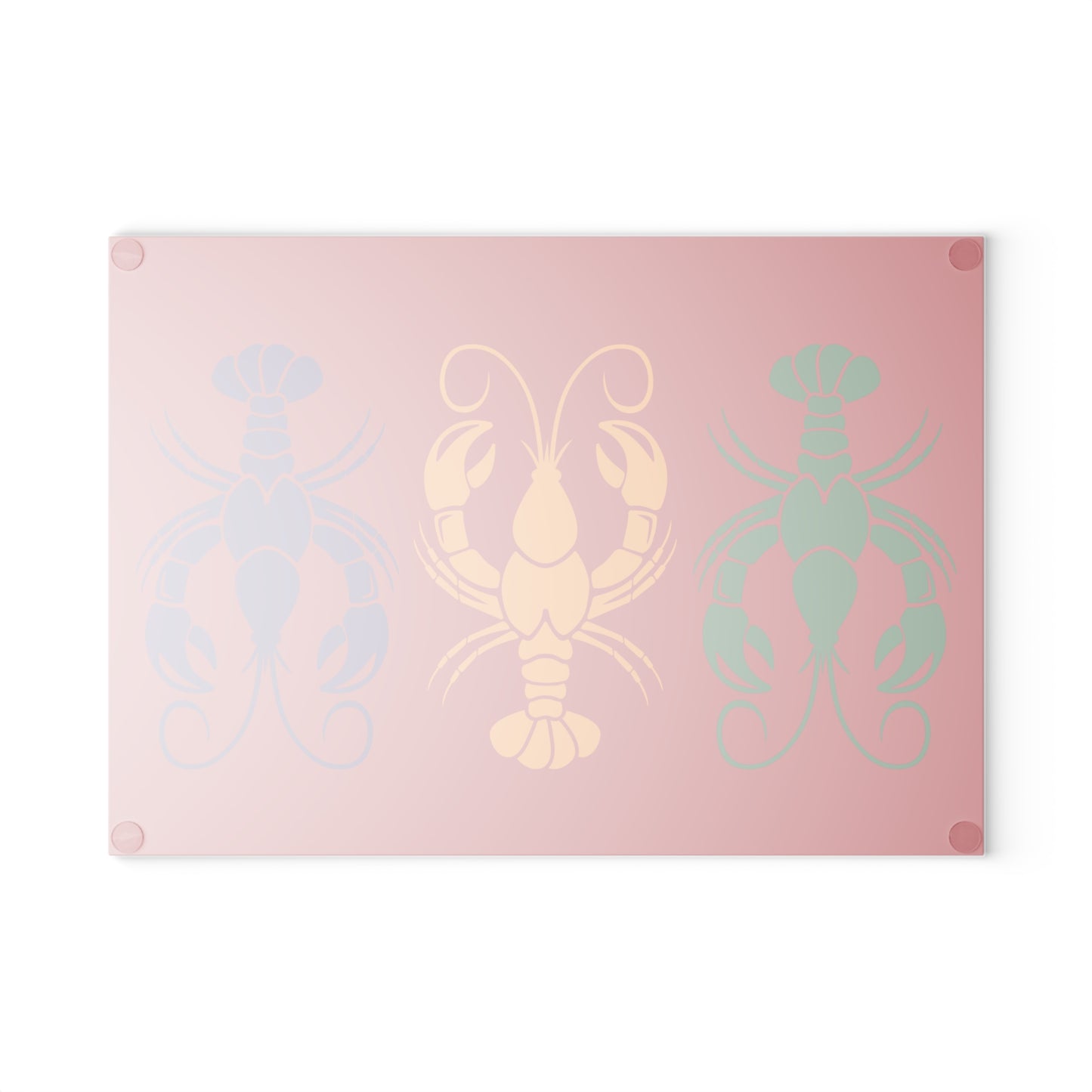 Crawfish - Glass Cutting Board