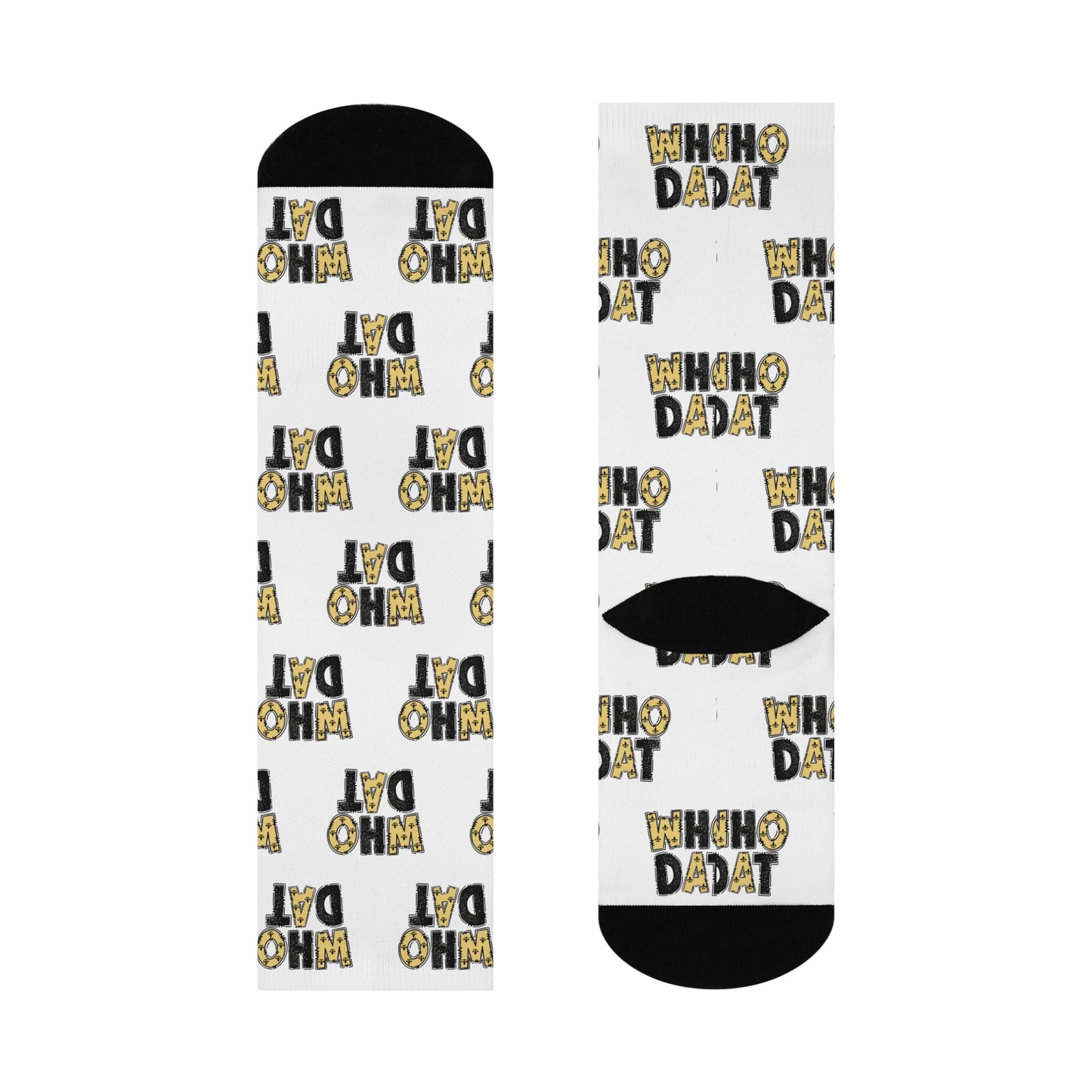 Who Dat Strut - Cushioned Crew Socks