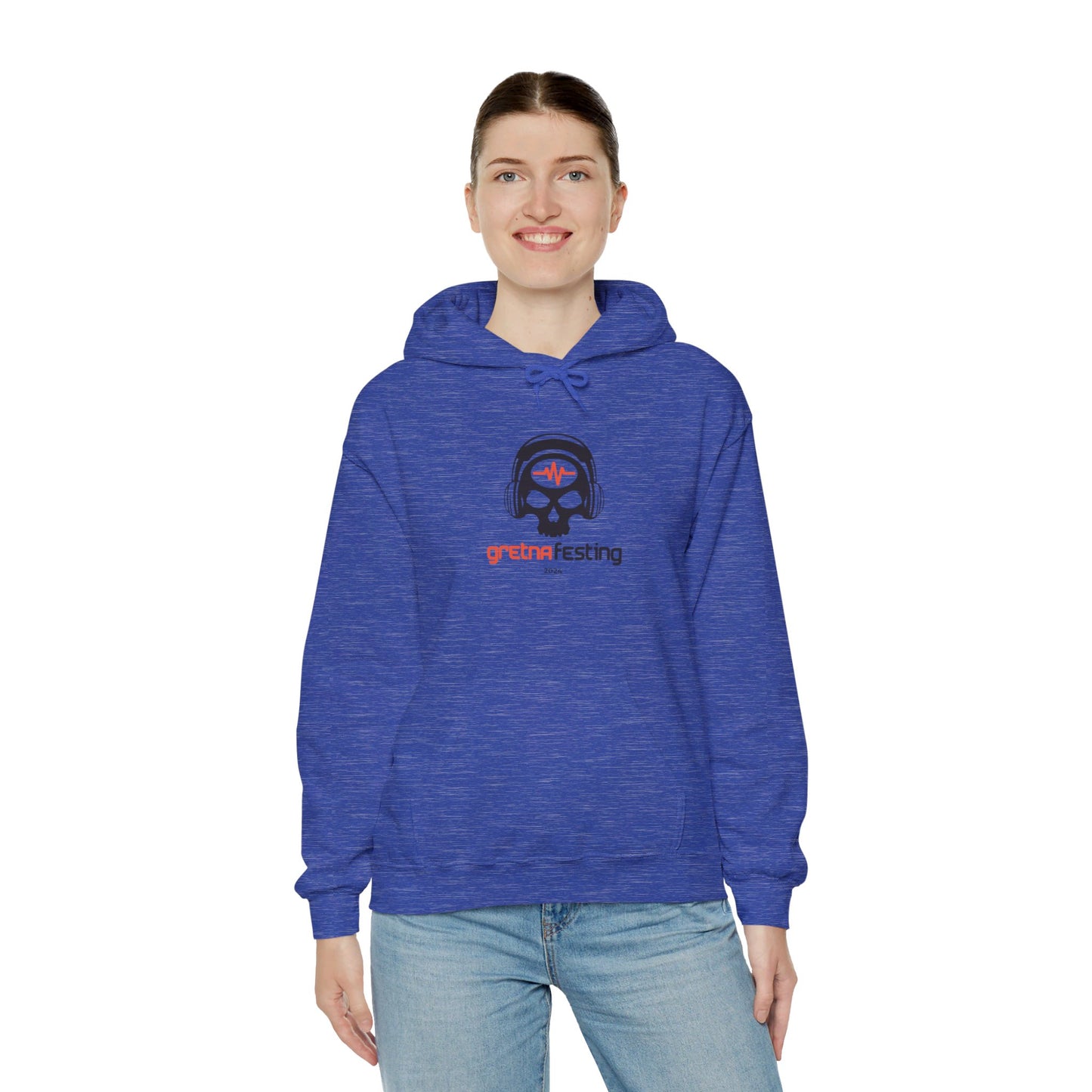 Gretna Festing Skull Hoodie - Unisex Heavy Blend™ Hooded Sweatshirt